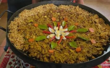 Paella caipira de Jaraguari